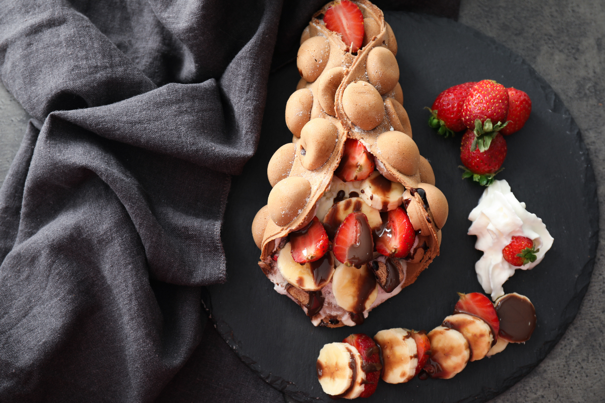 waffle ice cream