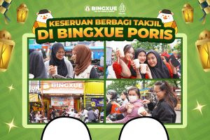 Bingxue Bagikan Takjil Gratis