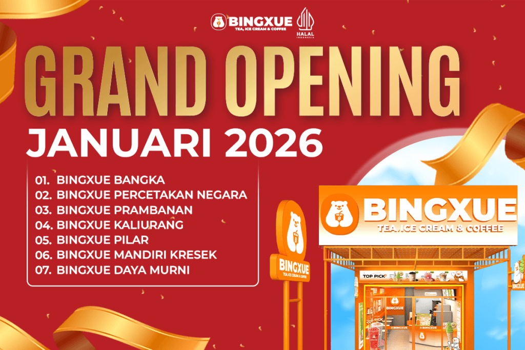 grand opening bingxue januari 2026