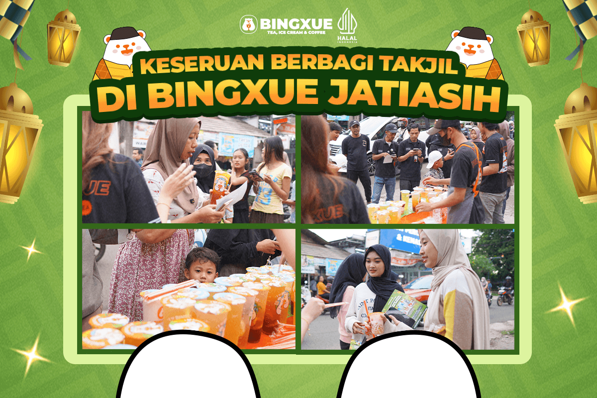 bagi takjil Bingxue Jatiasih