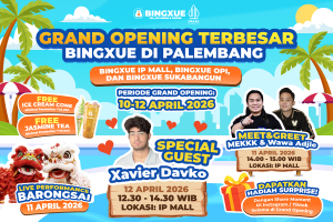 Grand Opening Bingxue Palembang 2026